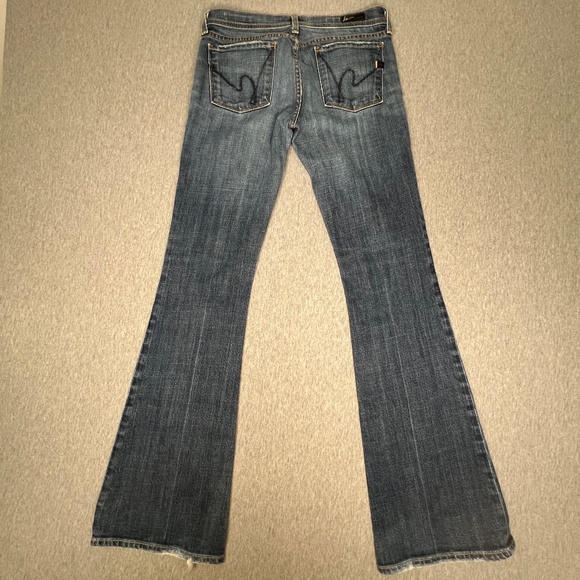 Citizens of Humanity Ingrid #002 Mid Wash Low Waist Stretch Flare Jean | Sz 27 - Picture 2 of 15
